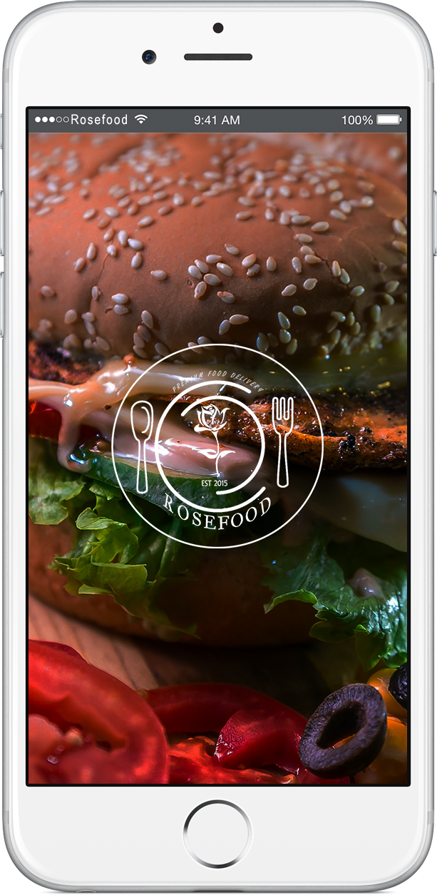 Rosefood app on iPhone